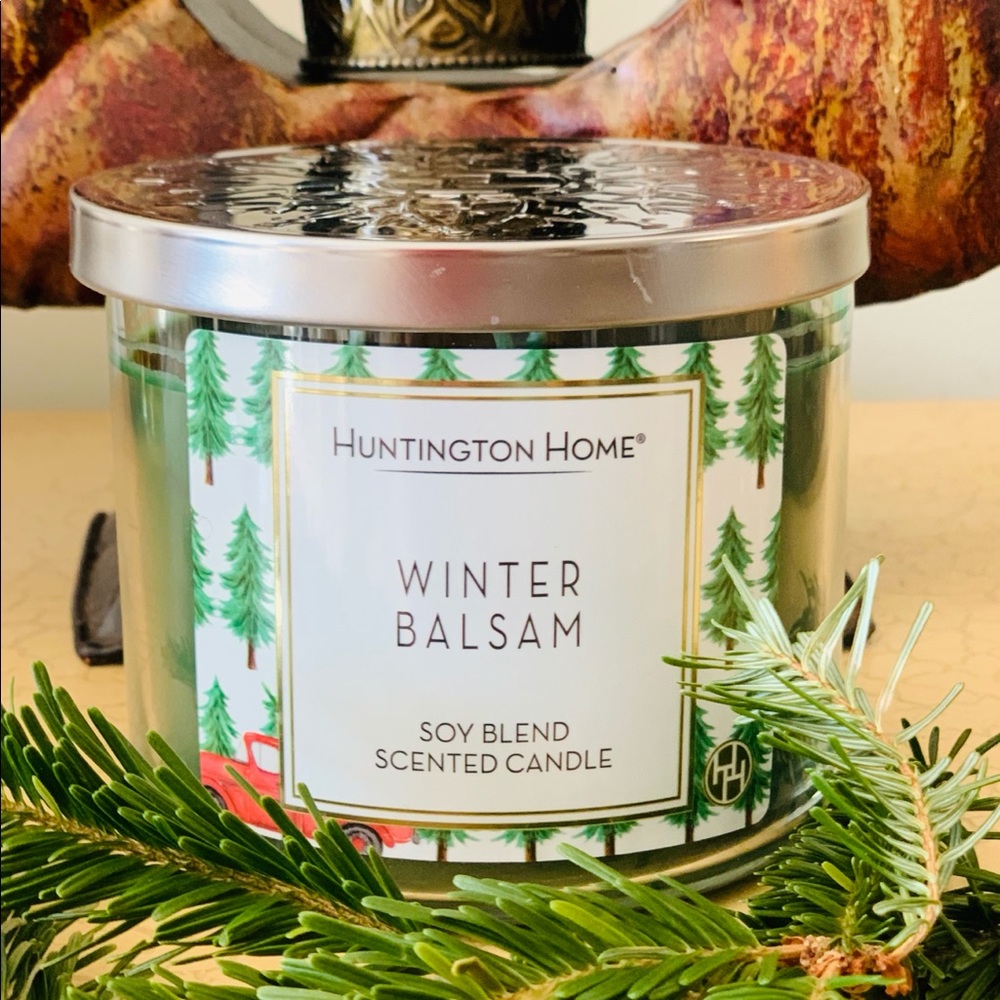 🎄🌟Winter Balsam 3-wick Huntington Soy Candle🎄🌟